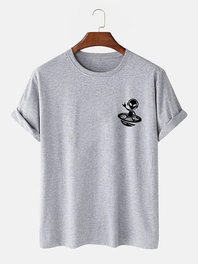 Alien Print T-Shirt