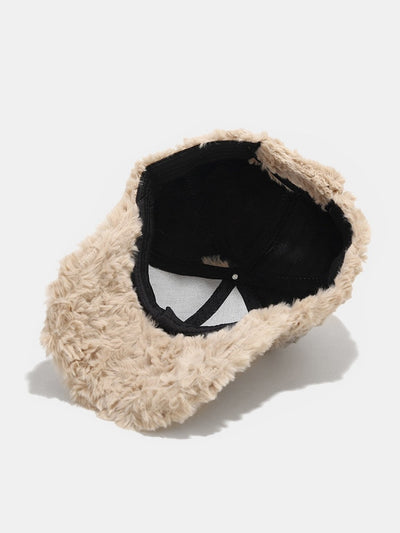 Irregular Plush Decoration Baseball Cap