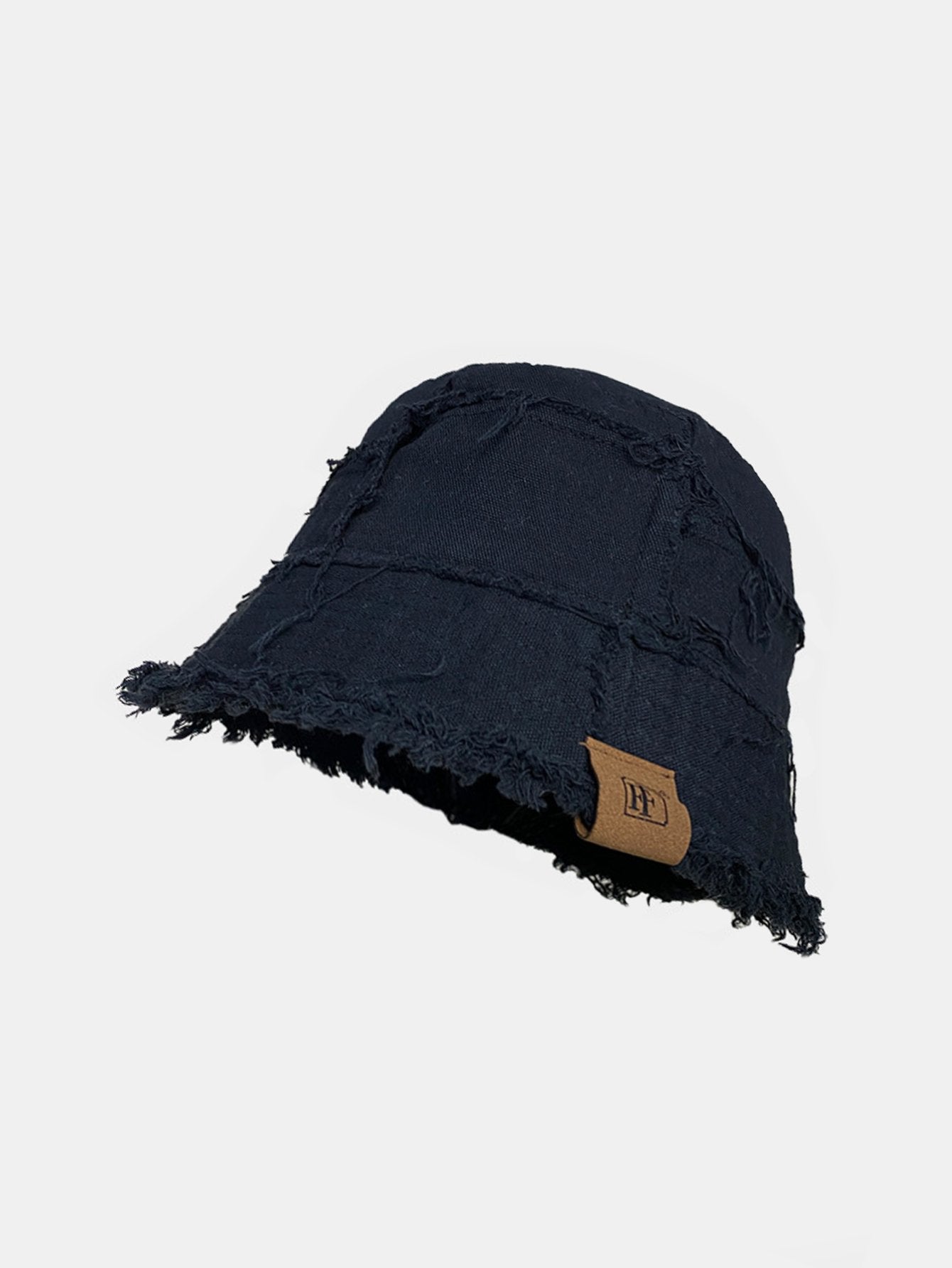 Double Side Reversible Distressed Bucket Hat