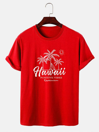 Hawaii Print T-Shirt
