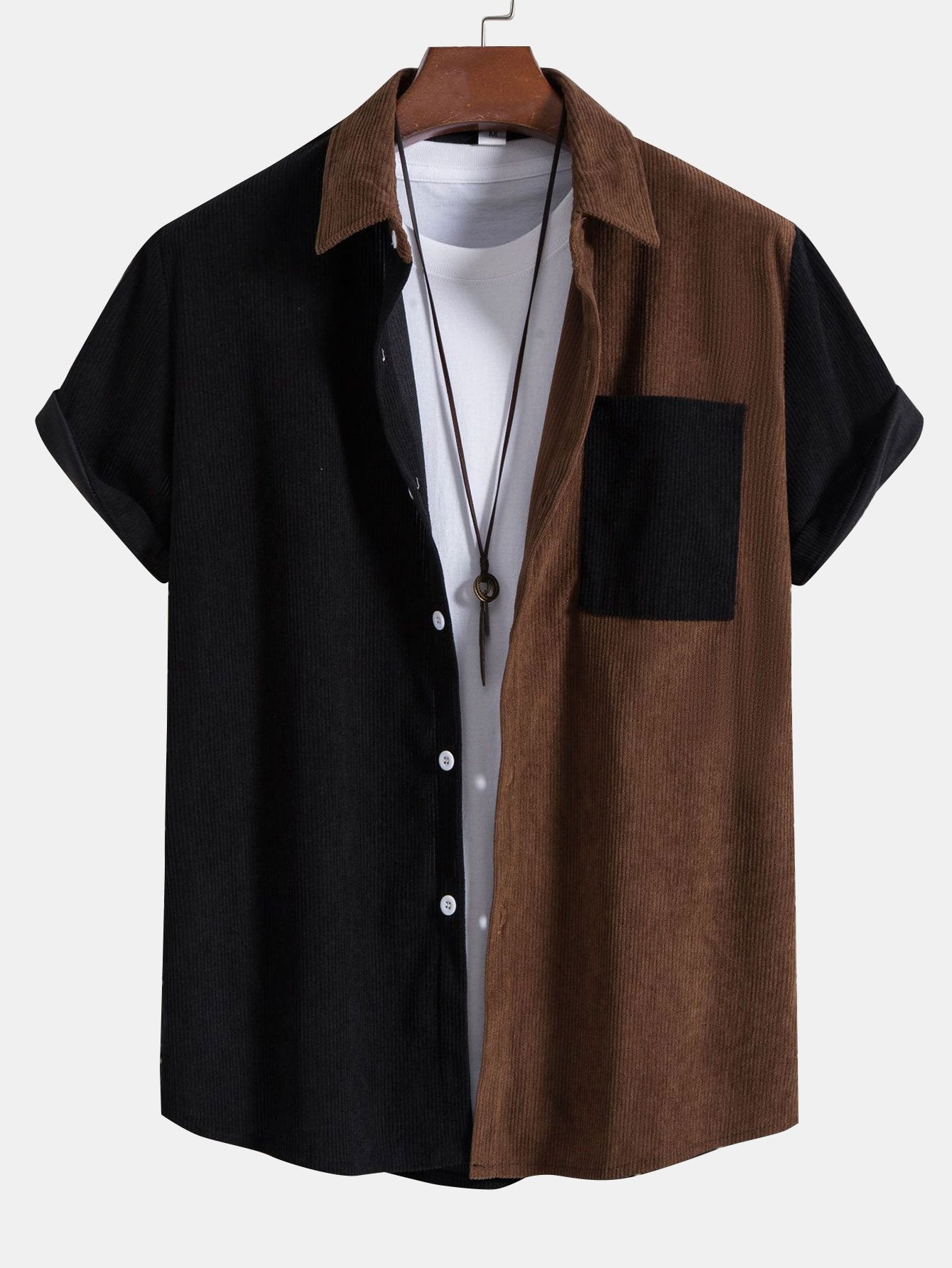Two Tone Corduroy Shirt