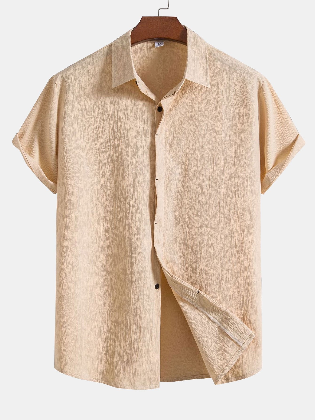 Wrinkled Concealed Fly Shirt
