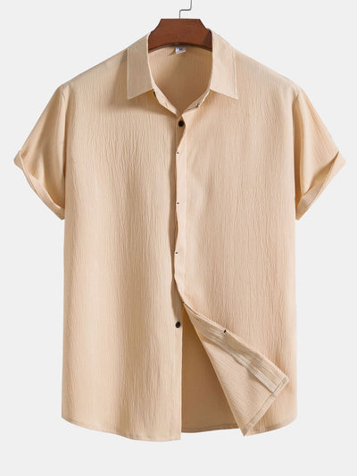 Wrinkled Concealed Fly Shirt
