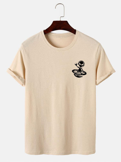 Alien Print T-Shirt