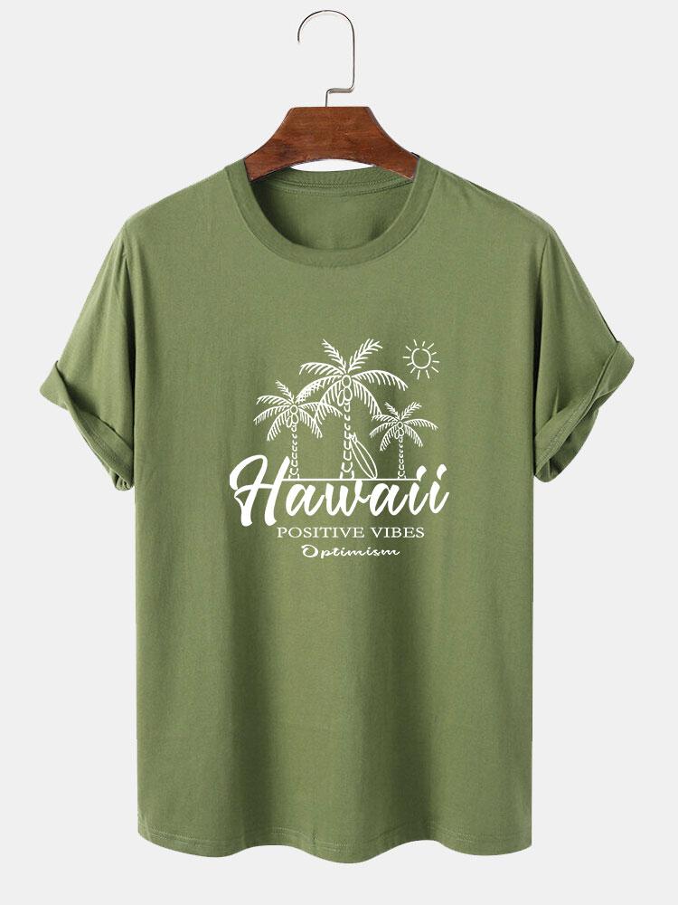 Hawaii Print T-Shirt