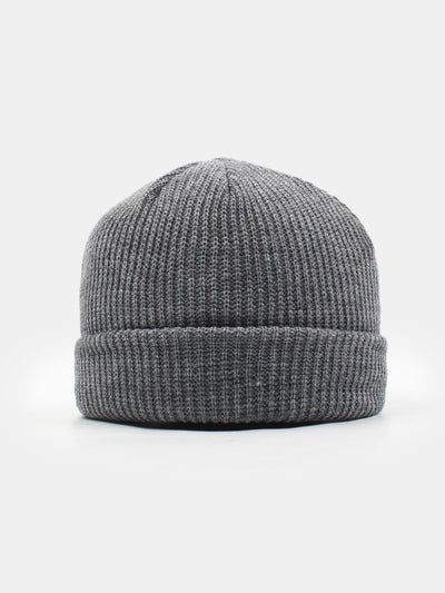 Solid Color Warm Short Knitted Hat