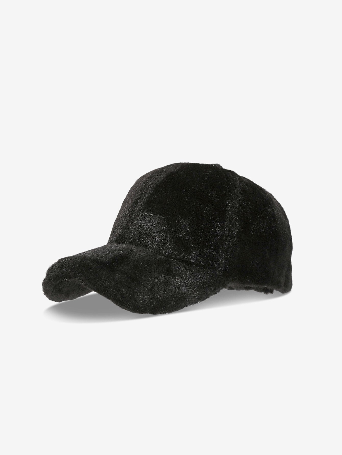Faux Rabbit Fur Plush Warm Baseball Cap