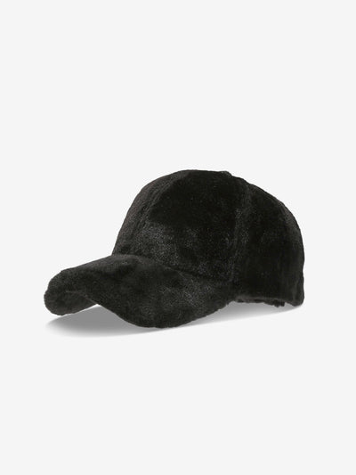 Faux Rabbit Fur Plush Warm Baseball Cap