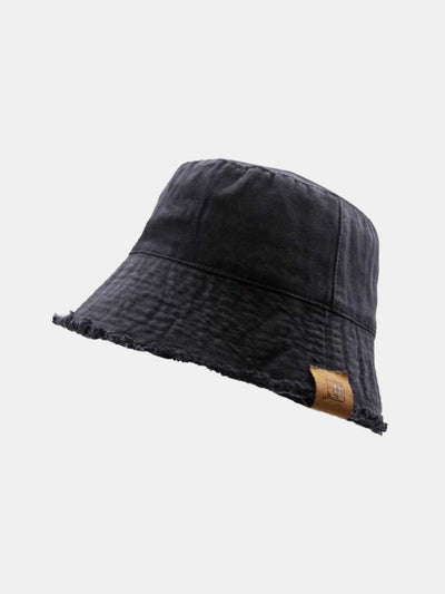 Double Side Reversible Distressed Bucket Hat