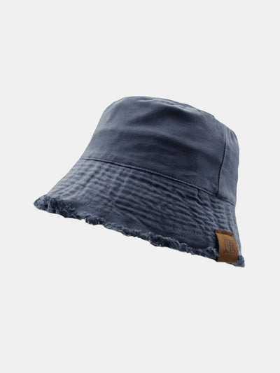Double Side Reversible Distressed Bucket Hat