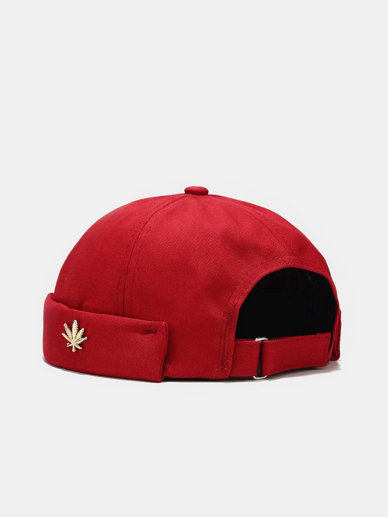 Hip Hop Leaf Decoration Brimless Hat