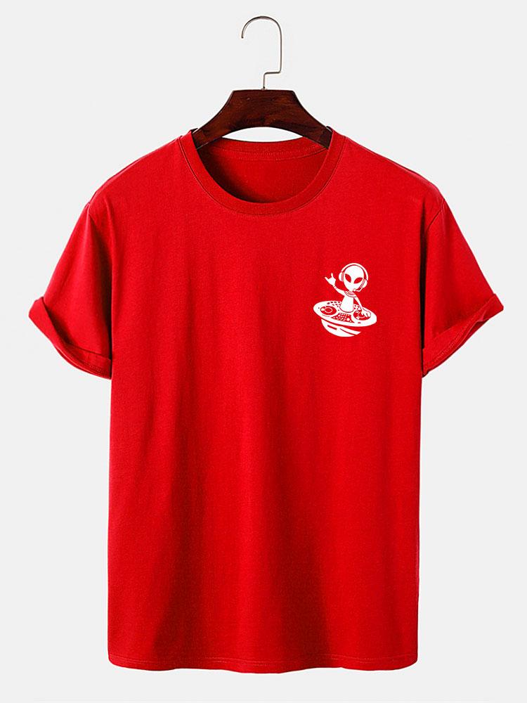 Alien Print T-Shirt