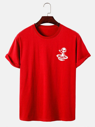 Alien Print T-Shirt