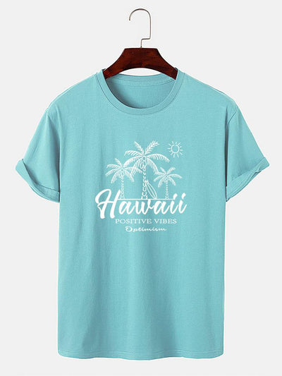 Hawaii Print T-Shirt