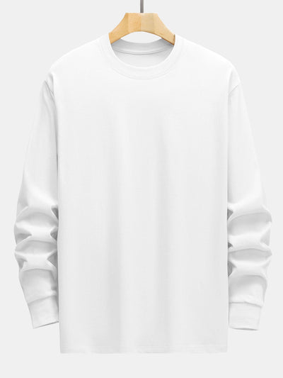 3 Pieces Basic Long Sleeve Heavy Weight T-Shirts