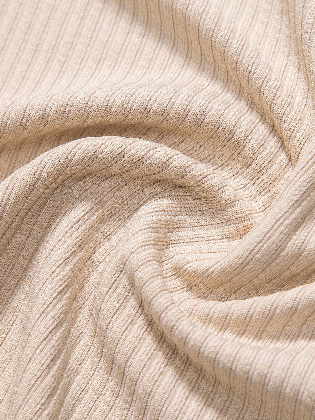 Knitted Ribbed T-Shirt