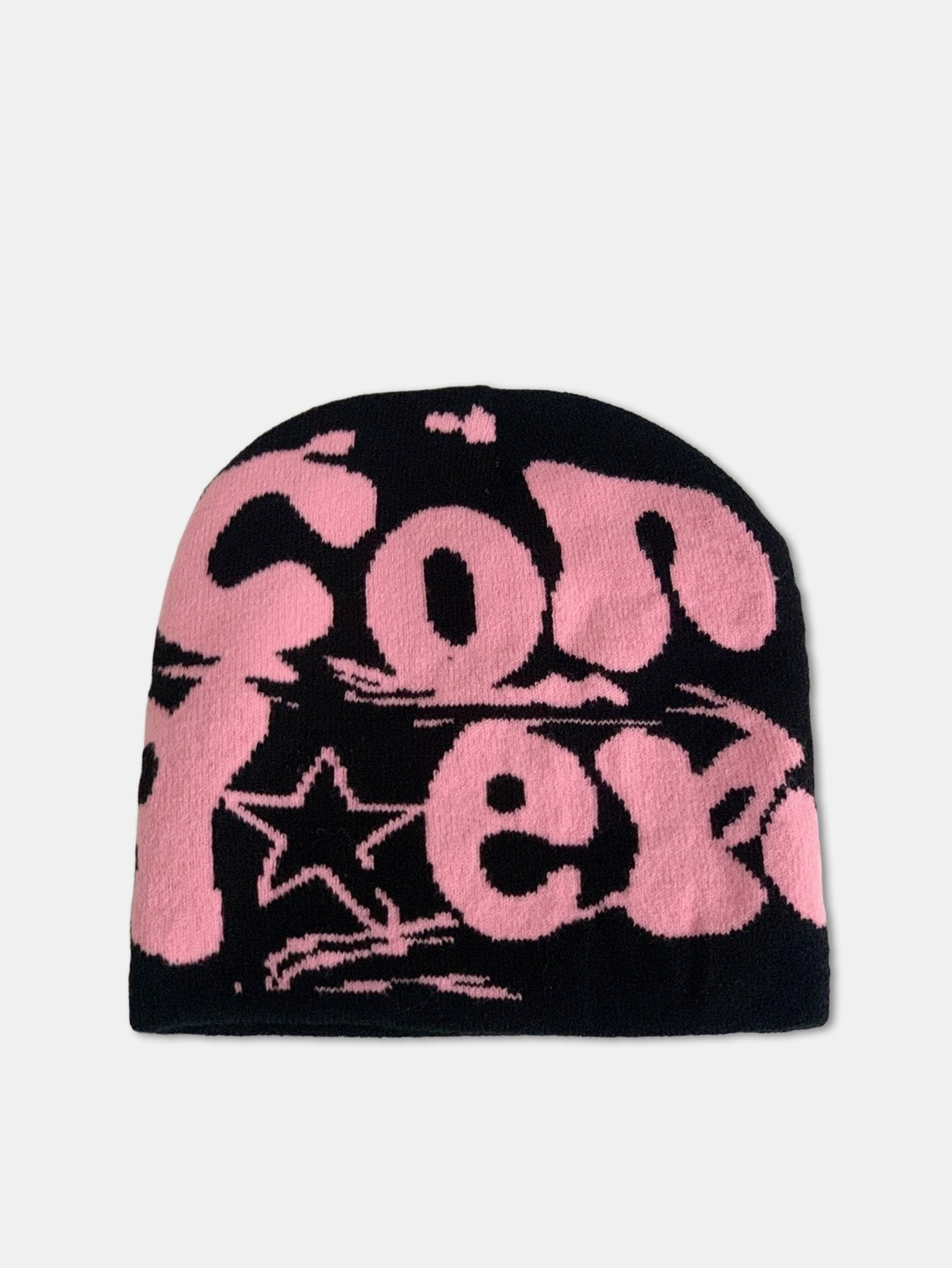 Fashion Slogan Pattern Warm Knit Beanie Hat