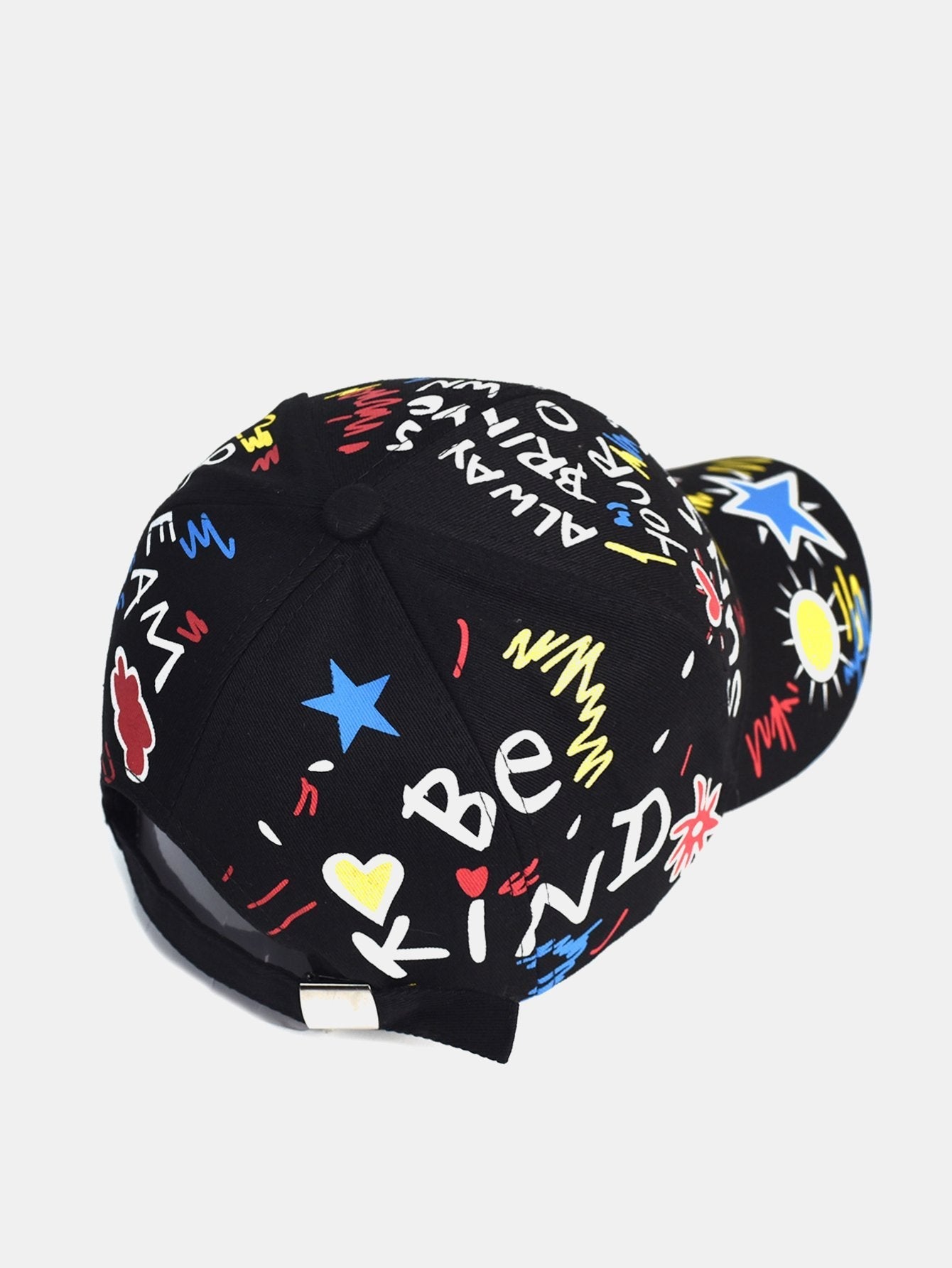 Hip Hop Graffiti Sun Slogan Pattern Baseball Cap