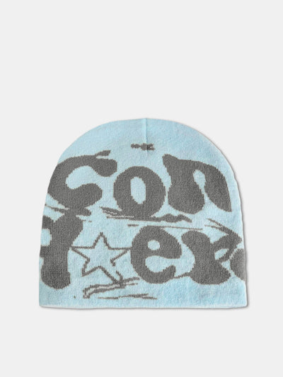 Fashion Slogan Pattern Warm Knit Beanie Hat