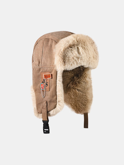 Windproof Warm Earflaps Trooper Trapper Hat