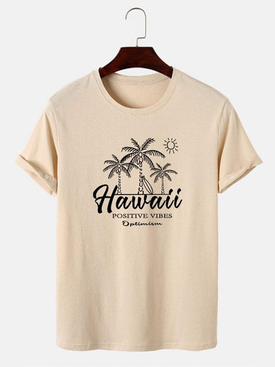 Hawaii Print T-Shirt