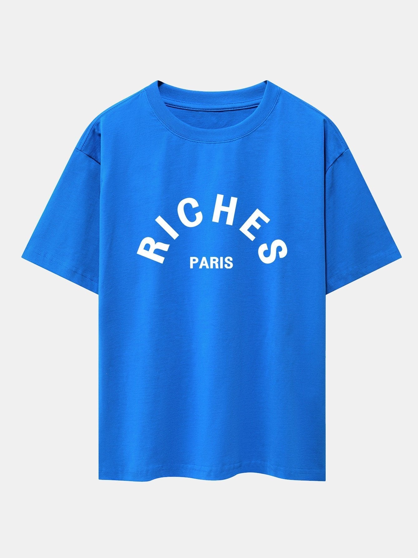 Riches Paris Print Oversize T-Shirt