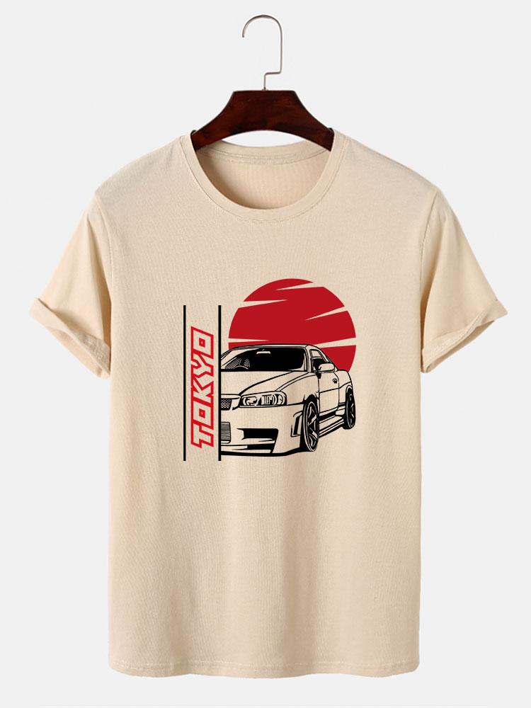 Tokyo Car Print T-Shirt