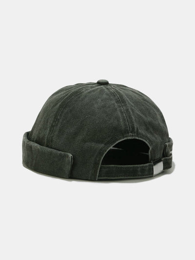 Vintage Hip Hop Washed Brimless Hat