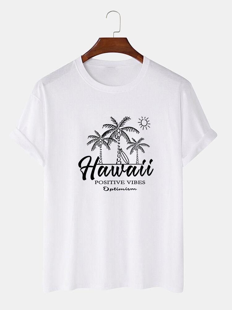 Hawaii Print T-Shirt