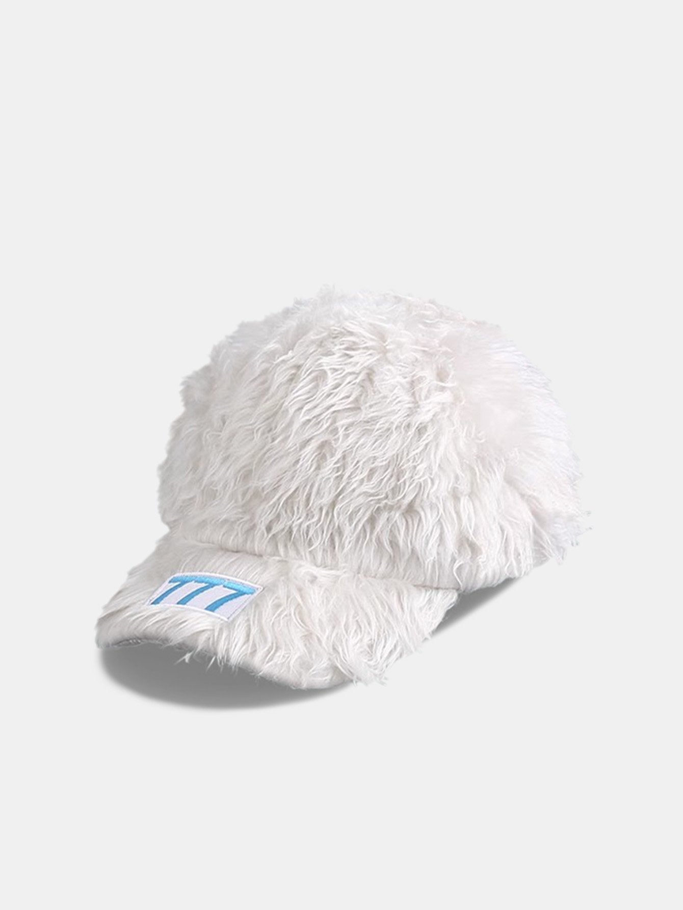 Number 777 Embroidered Plush Baseball Cap