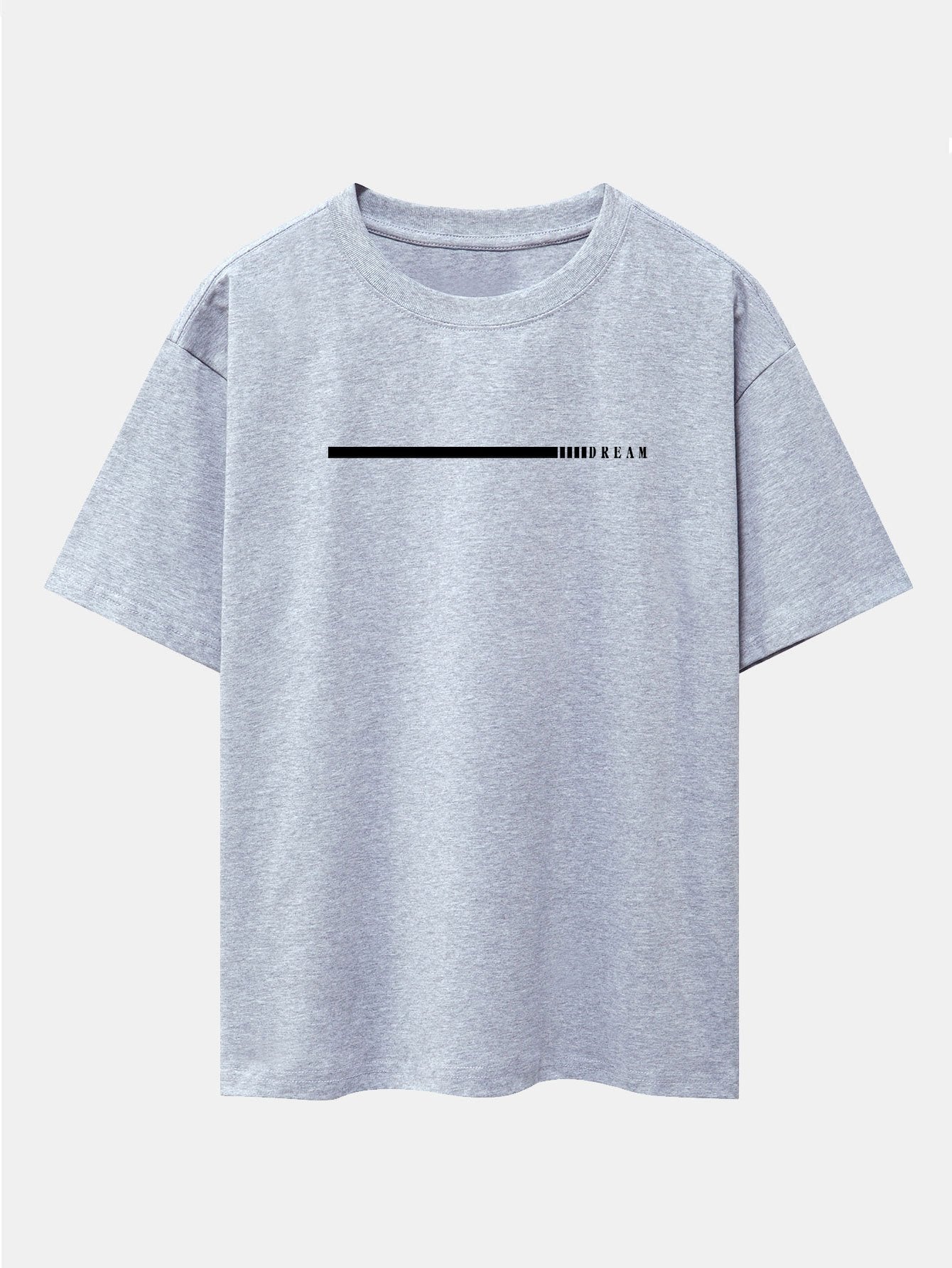 Dream Slogan Print Drop Shoulder Oversize T-Shirt