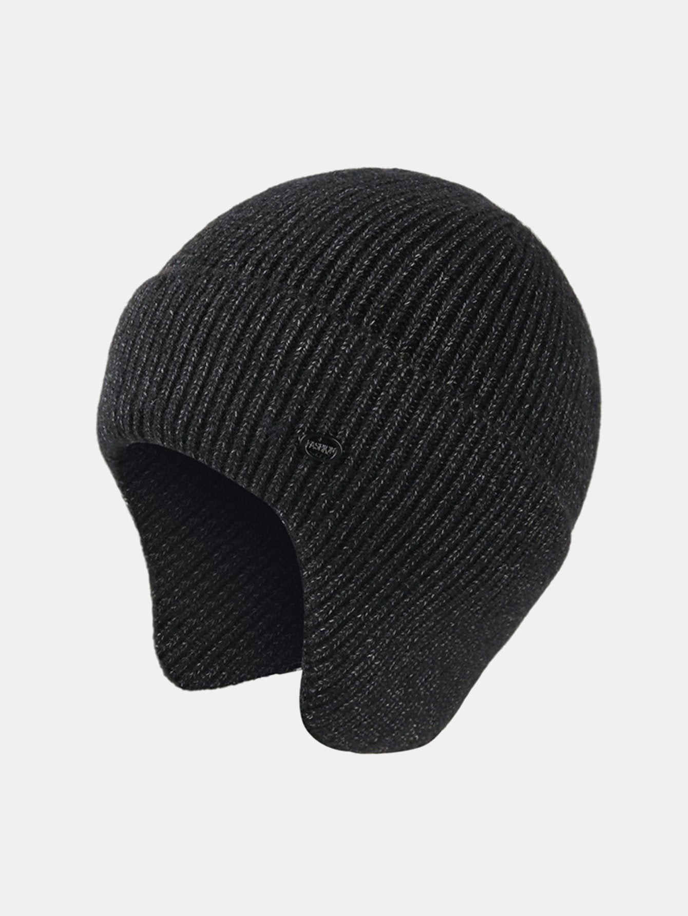 Warm Ear Covers Knit Beanie Hat