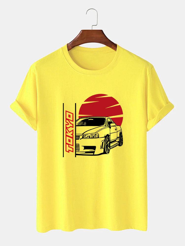 Tokyo Car Print T-Shirt