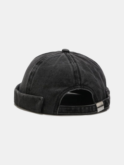 Vintage Hip Hop Washed Brimless Hat