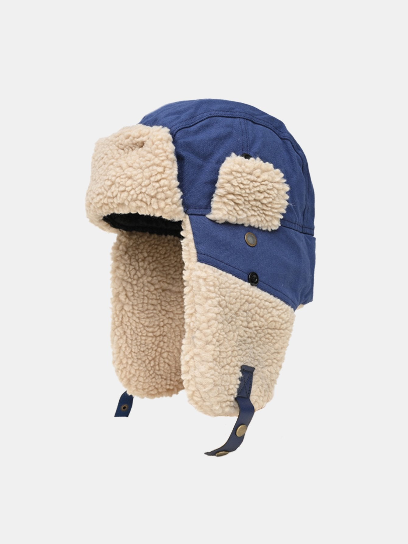 Warm Earflaps Plush Trooper Trapper Hat