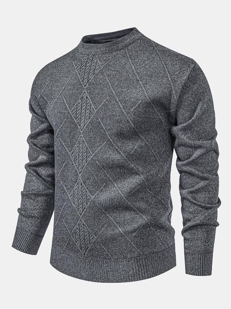 Geometric Rhombus Sweater
