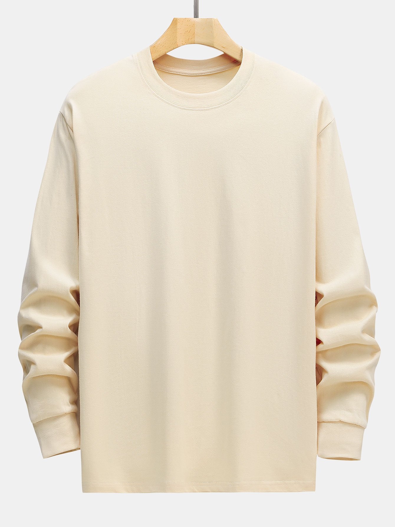 3 Pieces Basic Long Sleeve Heavy Weight T-Shirts