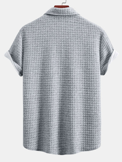 Short Sleeve Waffle Shirt