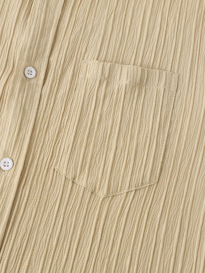 Textured Button Up Shirt