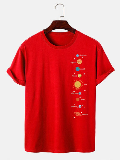 Planet Print T-Shirt