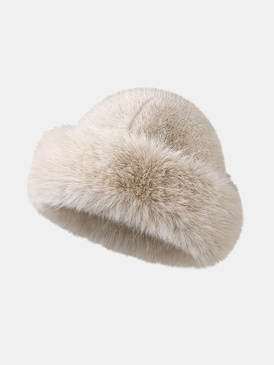 Warm Soft Plush Bucket Hat