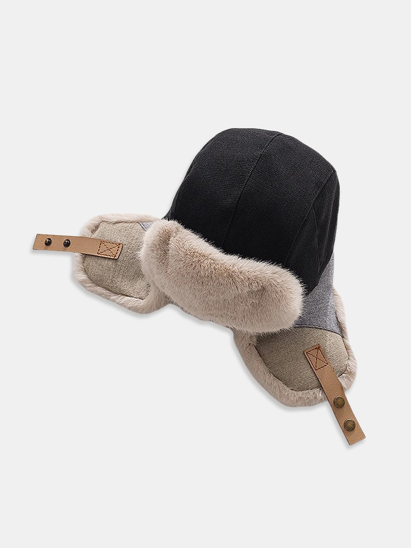 Patchwork Windproof Warm Trooper Trapper Hat