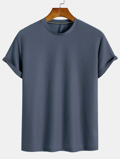 Short Sleeve Textured T-Shirt