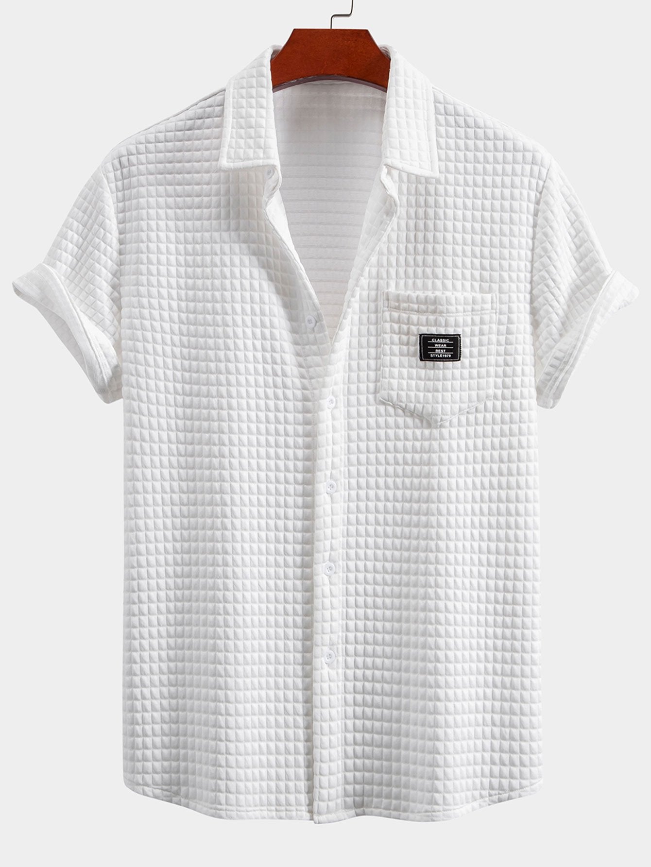 Short Sleeve Waffle Shirt