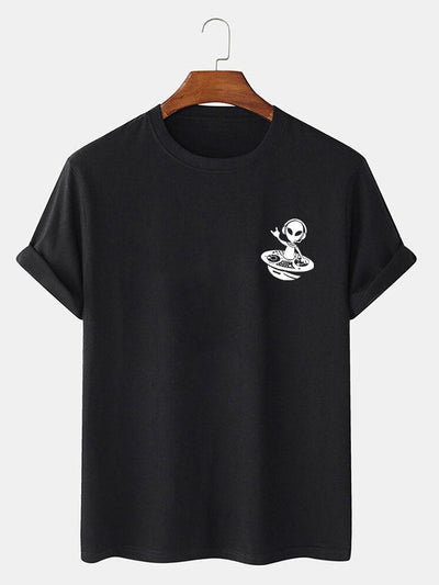 Alien Print T-Shirt