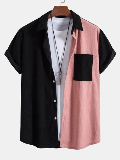 Two Tone Corduroy Shirt
