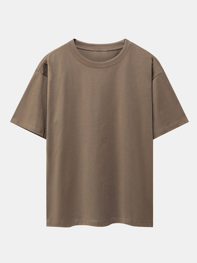 Mountain Cherry Blossoms Back Print Oversize T-Shirt