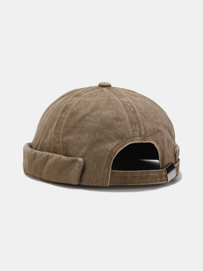 Vintage Hip Hop Washed Brimless Hat