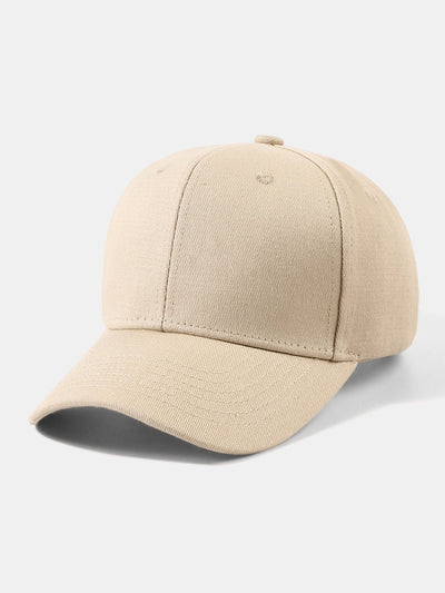Plain Classic Cotton Baseball Cap