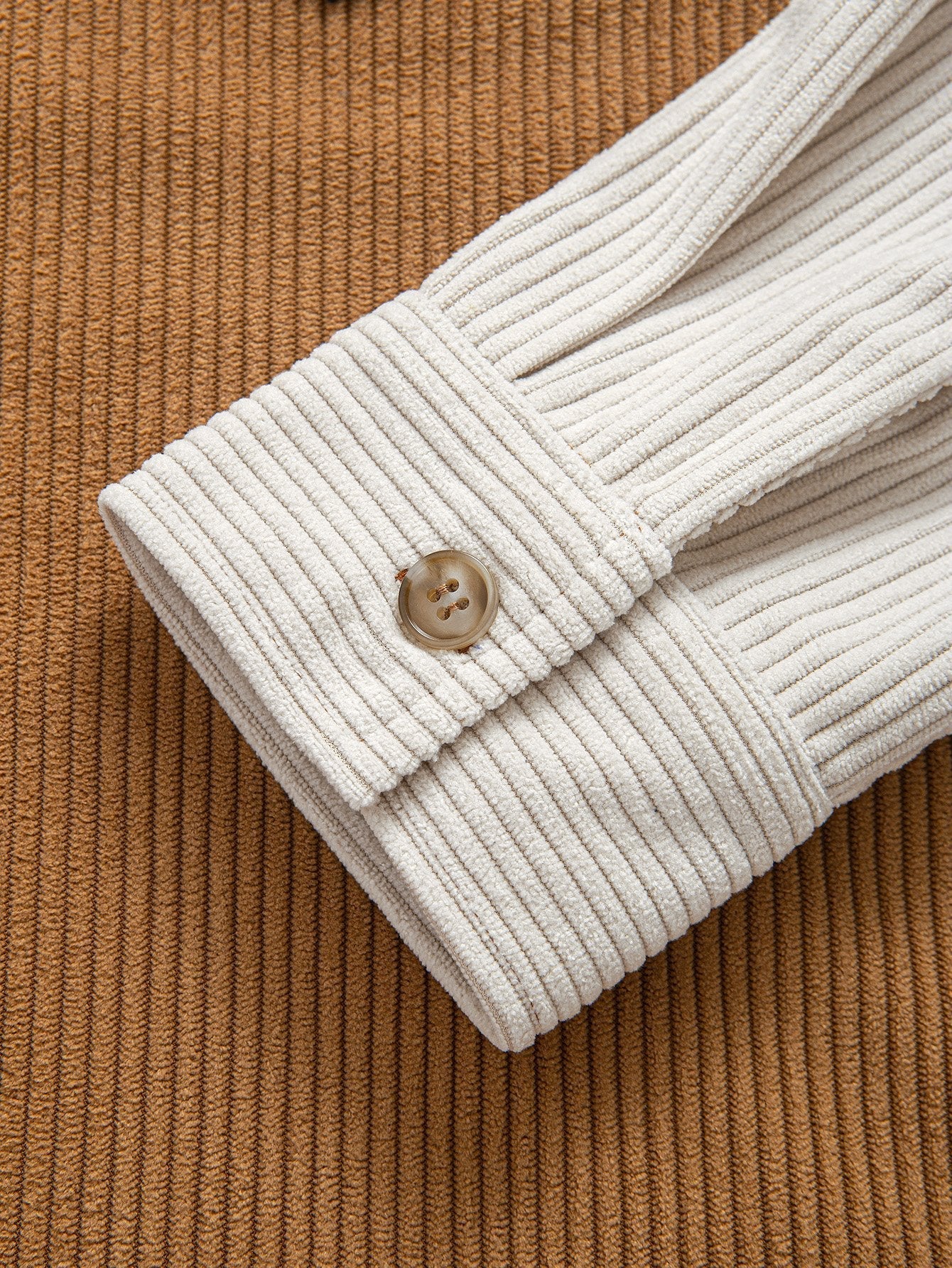 Corduroy Patchwork Shirt